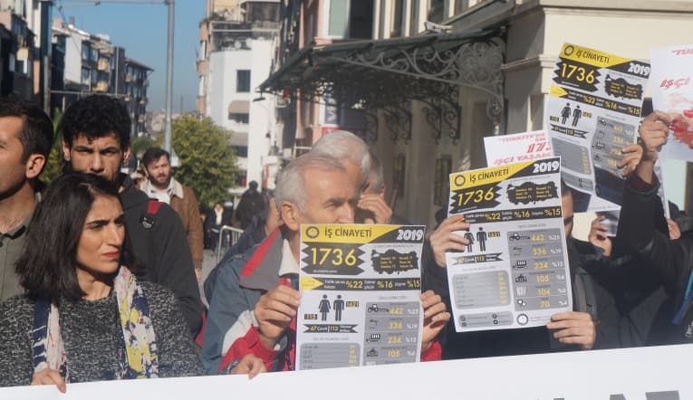 2019’da en az 1736 işçi hayatını kaybetti