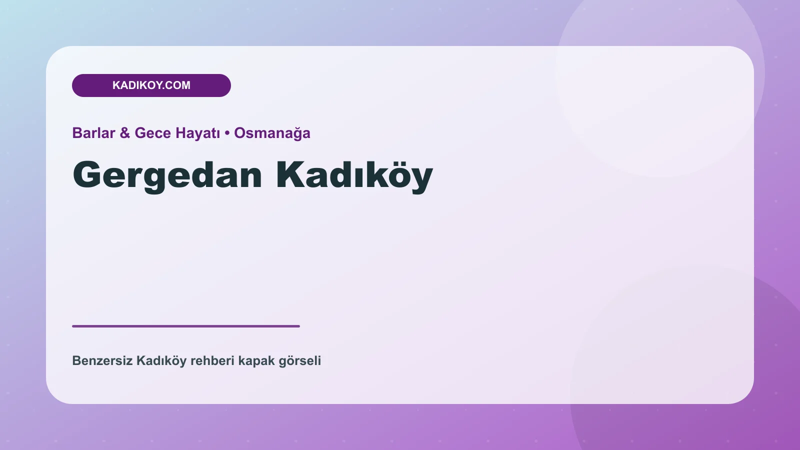 Gergedan Kadıköy
