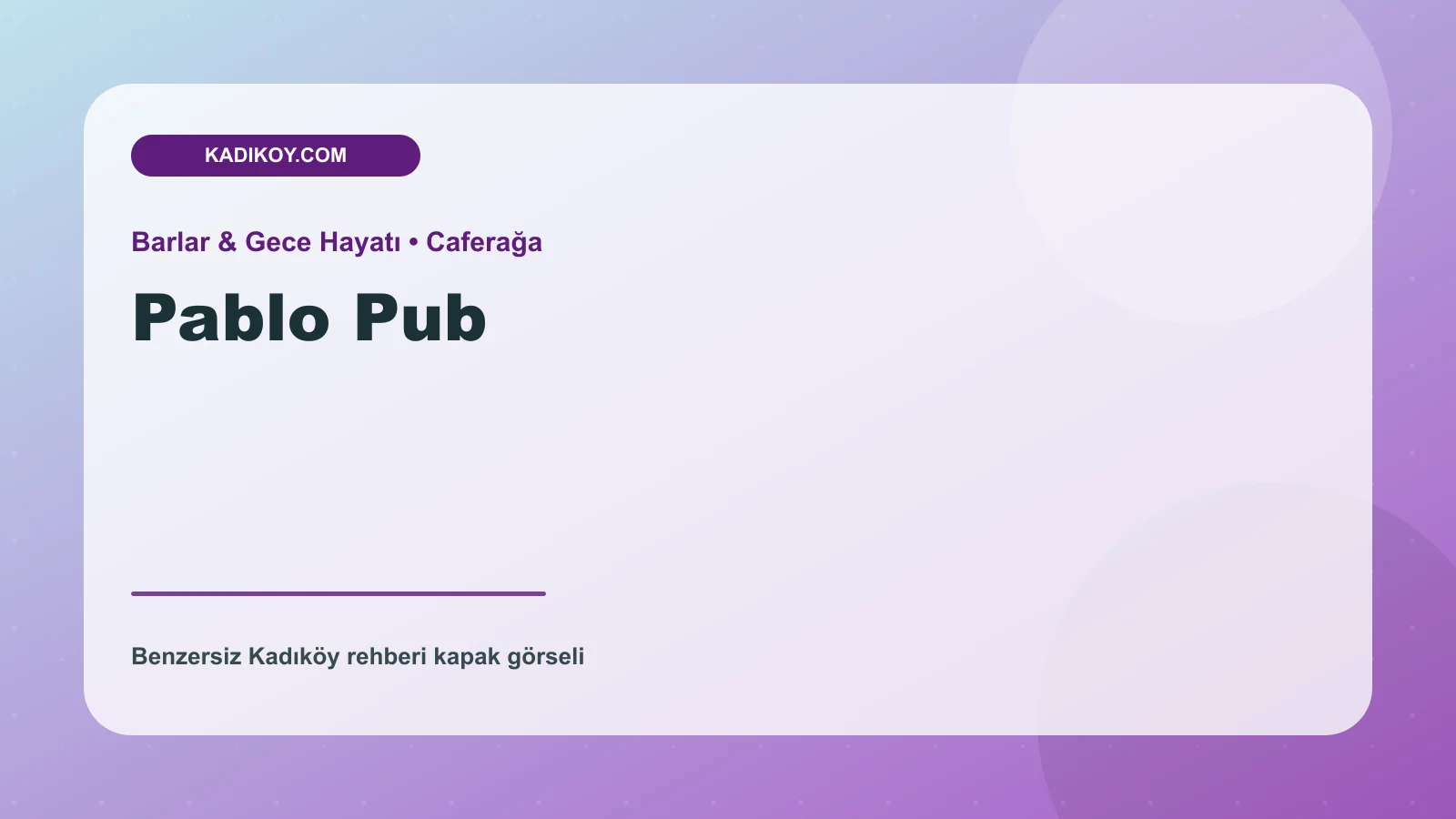 Pablo Pub